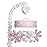Lambs & Ivy Daisy Dreams Pink/White Musical Baby Crib Mobile Soother Toy