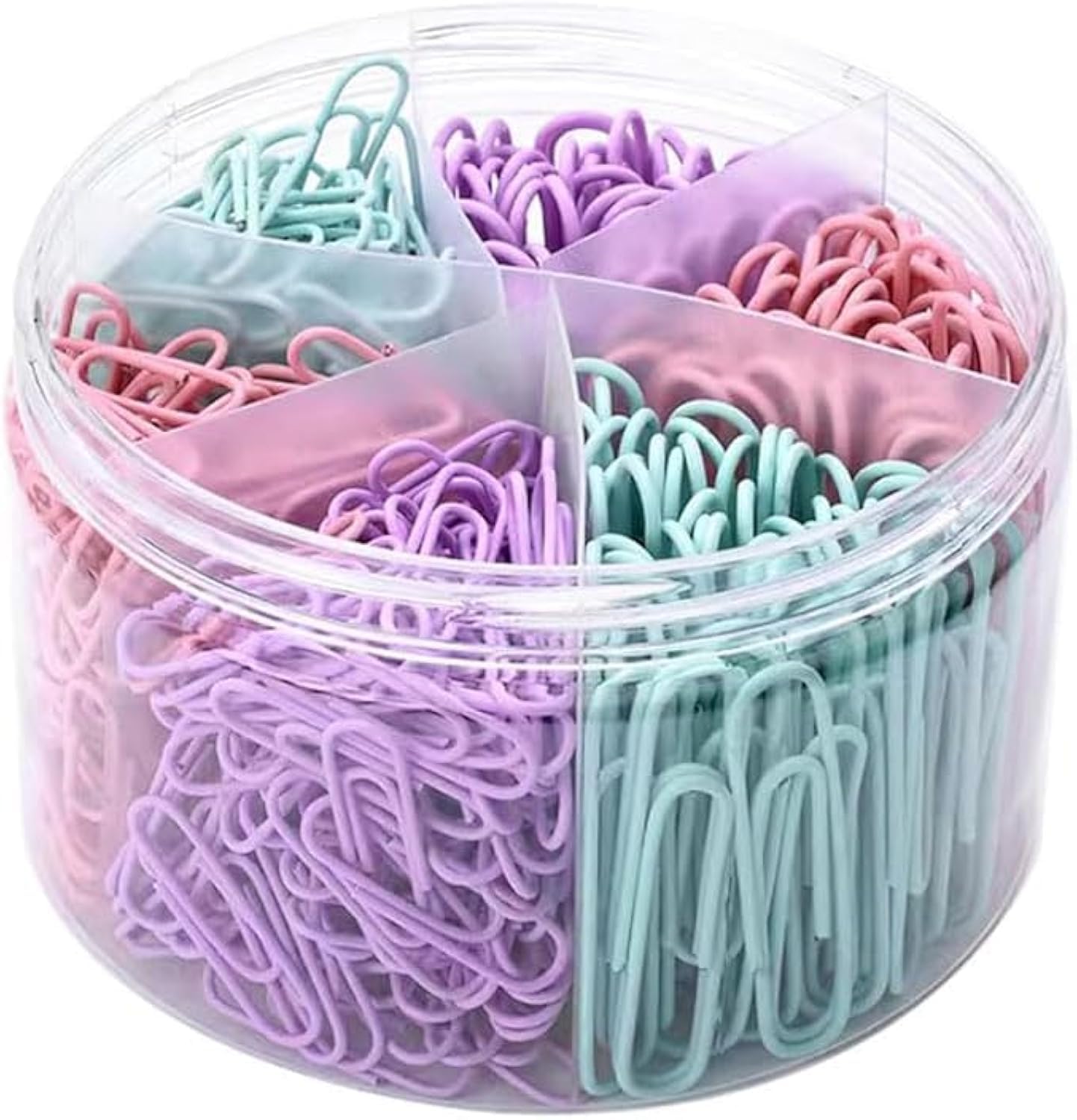 – 600 pcs Macaron Colored Paper Clips, 1.1" Medium Paper Clip（28mm), Paperclips for Office Supplies and Organization