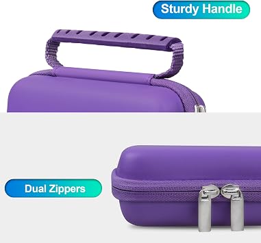 BOVKE Carrying Case Compatible with WALABOT DIY 2 - Advanced Stud Finder and Wall Scanner, Imaging Sensor Case for WALABOT in-Wall Imager with Mesh Pocket for Cables Accessories, Purple