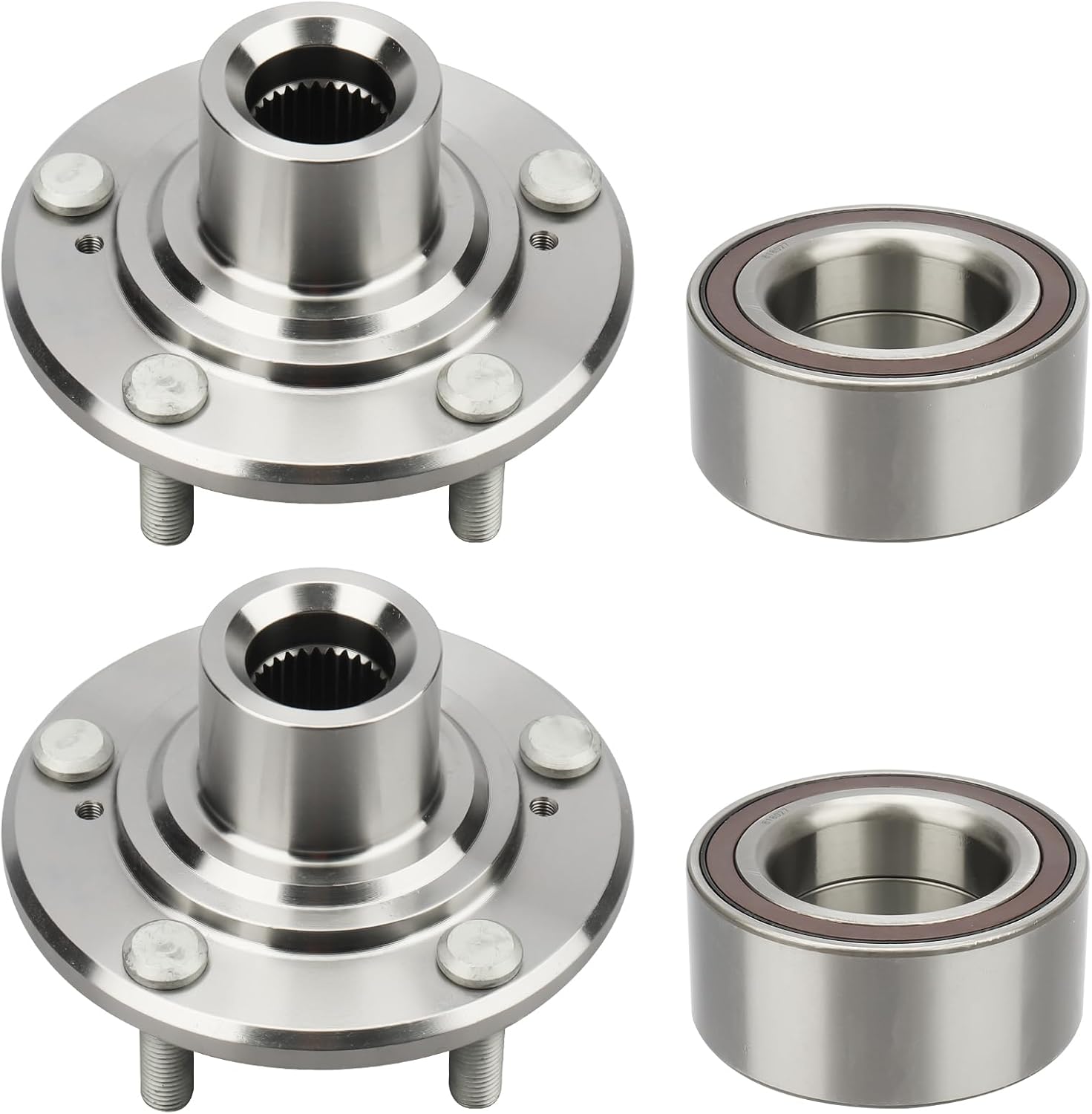 Front Wheel Hub and Bearing Assembly Driver/Passenger for Honda Accord 2008-2012, Crosstour 2010-2015, Acura TSX 2009-2014