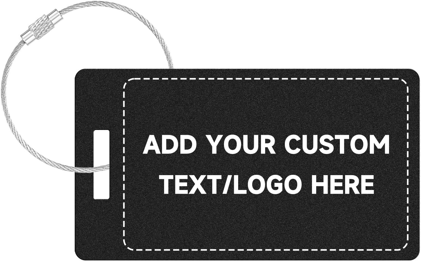 Personalized Luggage Tags for Suitcases, Custom Metal