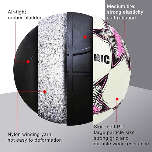 Miniatura 4 de Balón de fútbol que brilla en la oscuridad, tamaño 345 con bomba, bolas de fútbol luminosas brillantes, regalos para adolescentes, jóvenes, hombres,