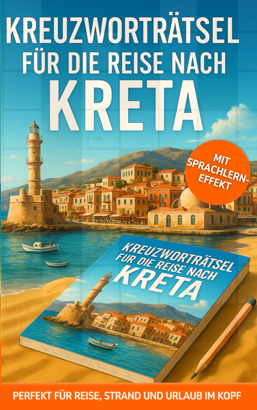 Kreuzworträtsel für die Reise nach Kreta: 50 unterhaltsame Kreuzworträtsel über Kreta & Reisen | Humorvoller Rätselspaß für Urlaub & Flug | Beschäftigung im Flugzeug (Reise Kreuzworträtsel)