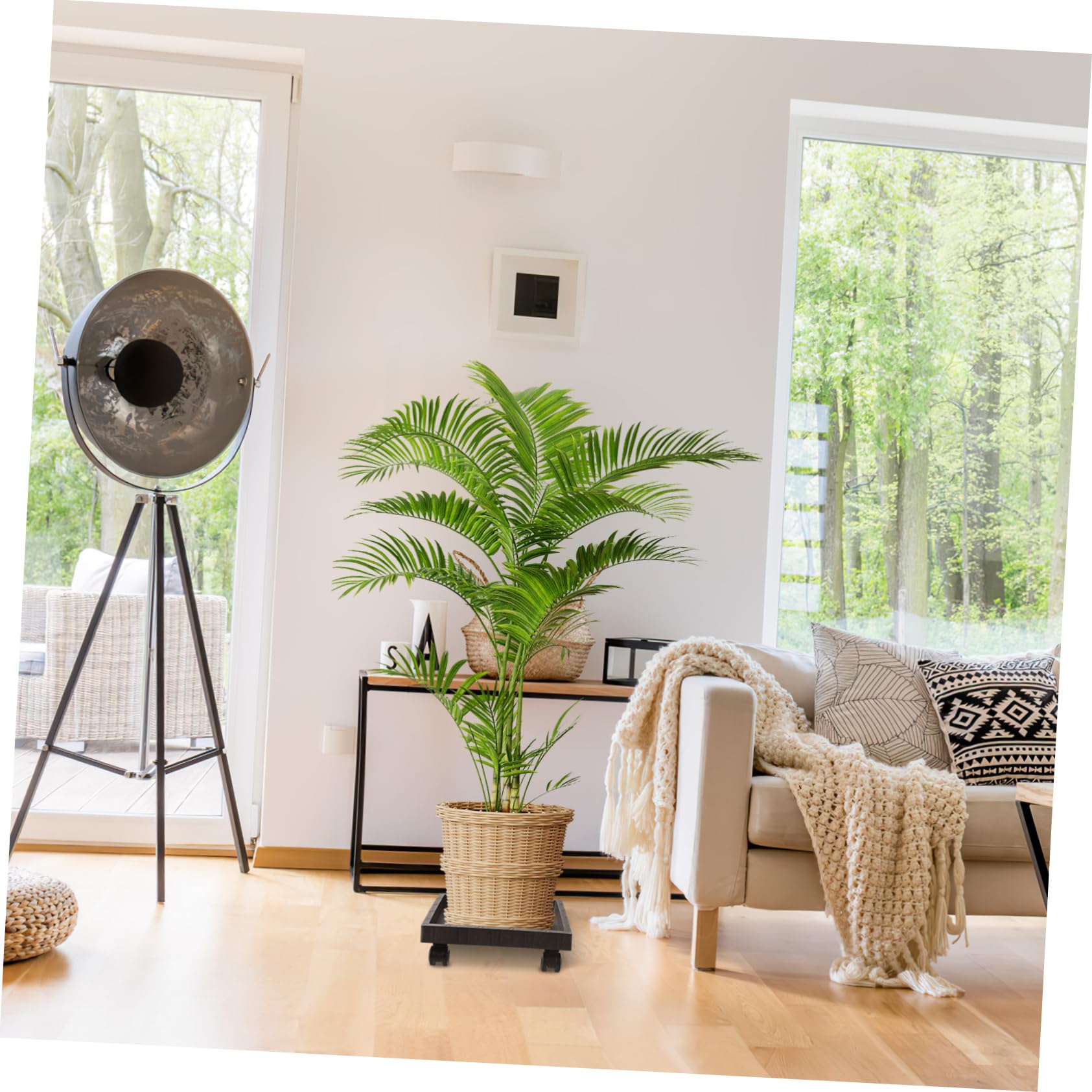 Plateau De Pot De Fleur Support Pour Plantes En Pot Rouleaux De Plantes