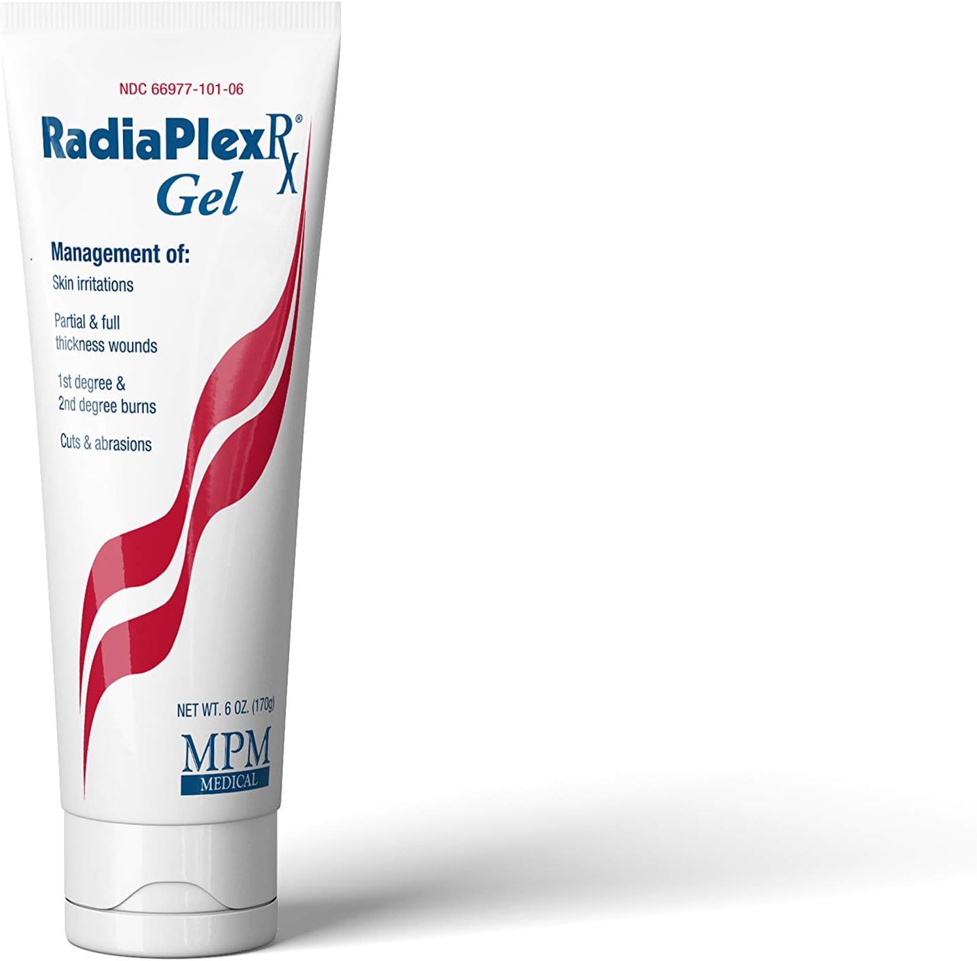 MPM Medical Radiaplex Rx Wound Gel Dressing with Hyaluronic Acid, 6oz Tube