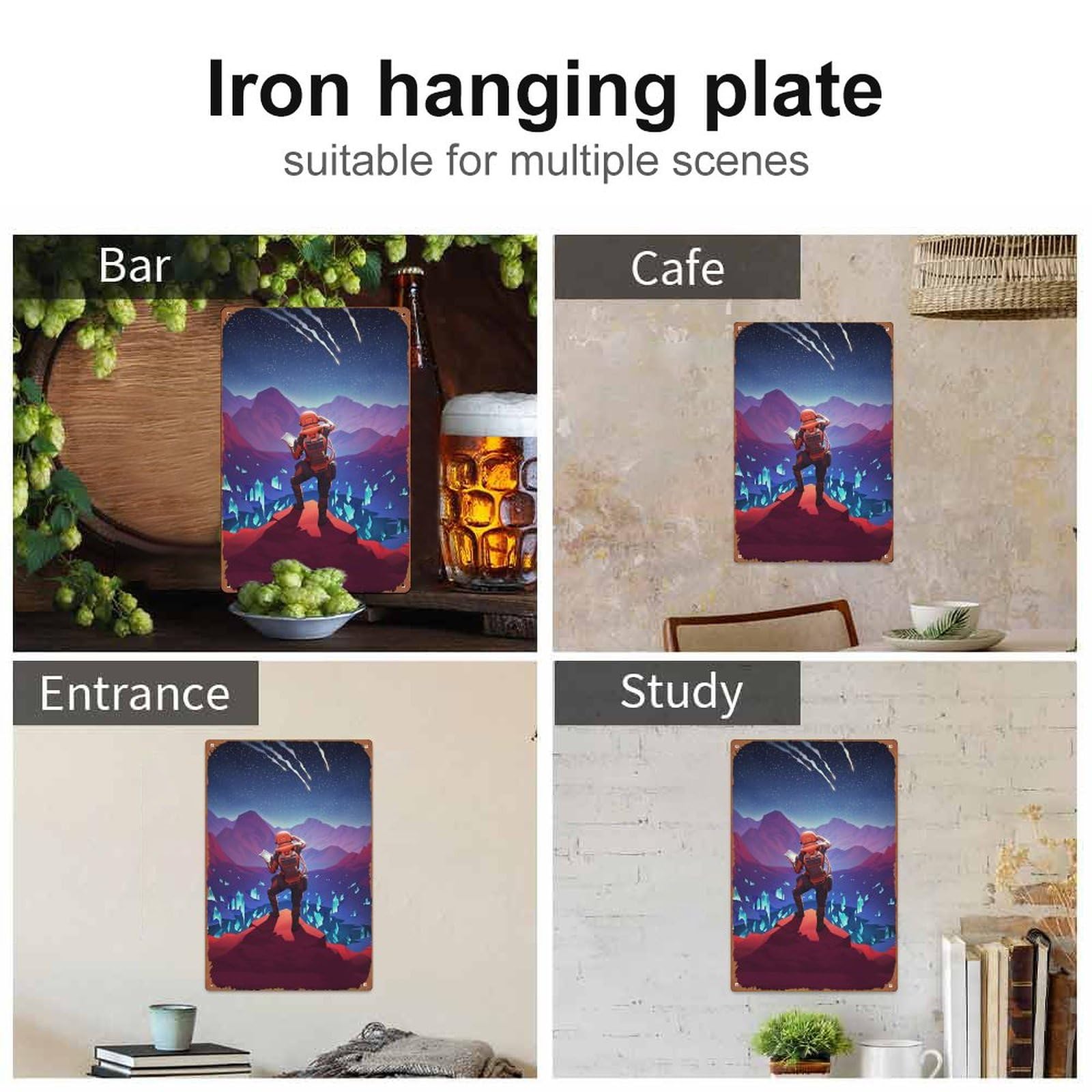 No Mans Sky Game Poster Vintage Gaming Art Cartel De Chapa D | Meses