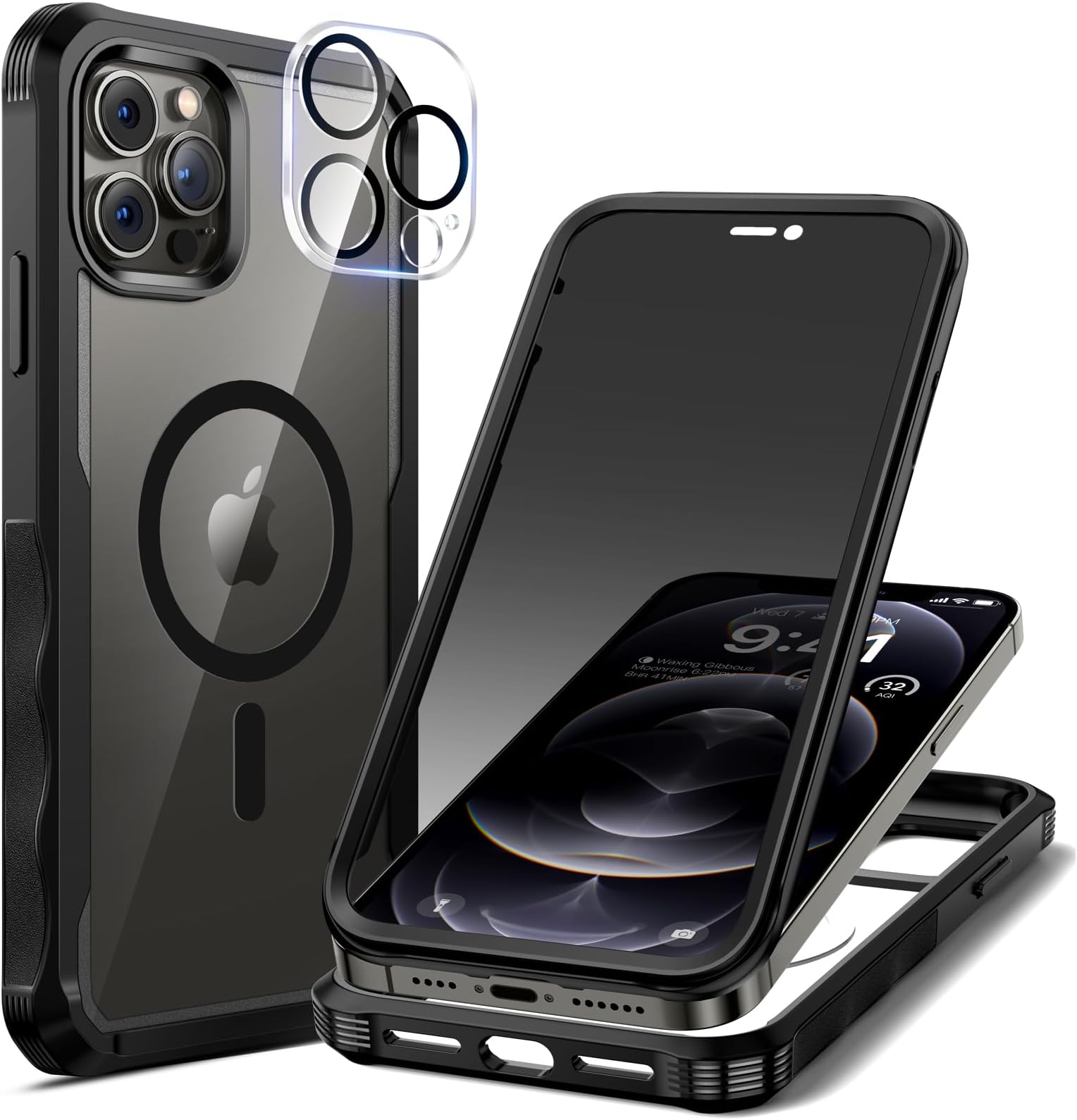 seacosmo Compatibel met iPhone 12 Pro Max, hoes met