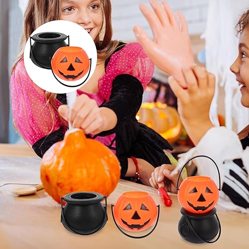 Miniatura 3 de Kichvoe Cubo de golosinas de Halloween s Contenedor de dulces de Halloween