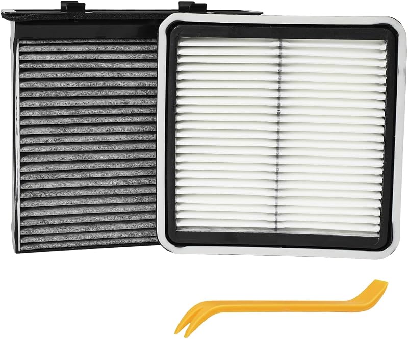 Kit filtro de ar do motor e filtro de cabine SCREW RHINO para Subaru Forester, Crosstrek, Impreza, WRX e WRX STI – 2 unidades