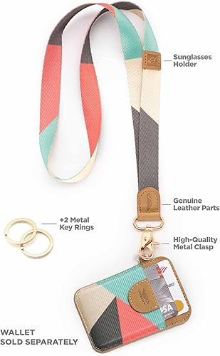 Miniatura 7 de POCKT - Llavero con cordón para cuello para hombre y mujer, para portador de identidad, con 2 llaveros