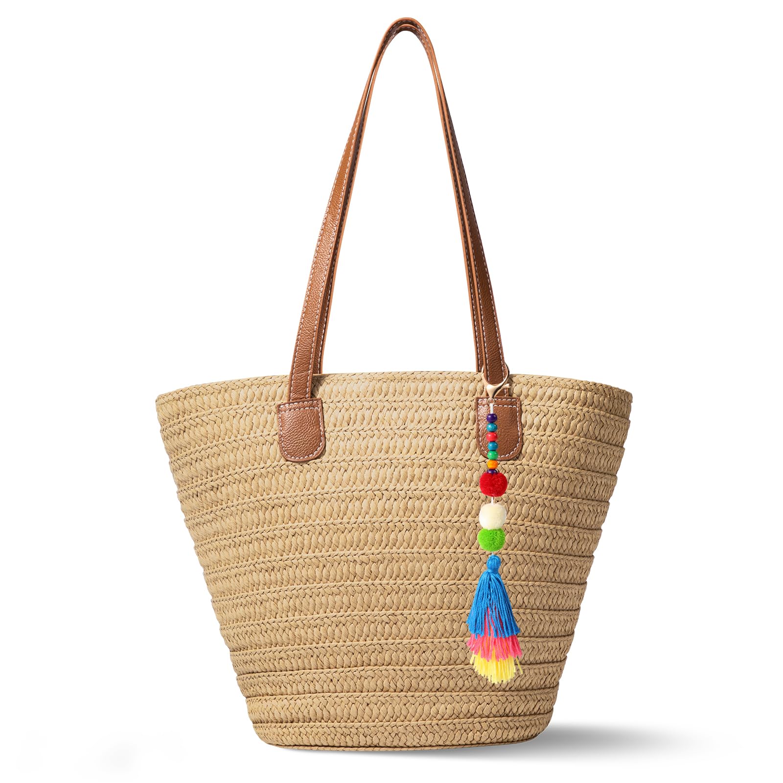 Trifabricybeach Bags For Women Large Beach Bag Woven Straw Tote