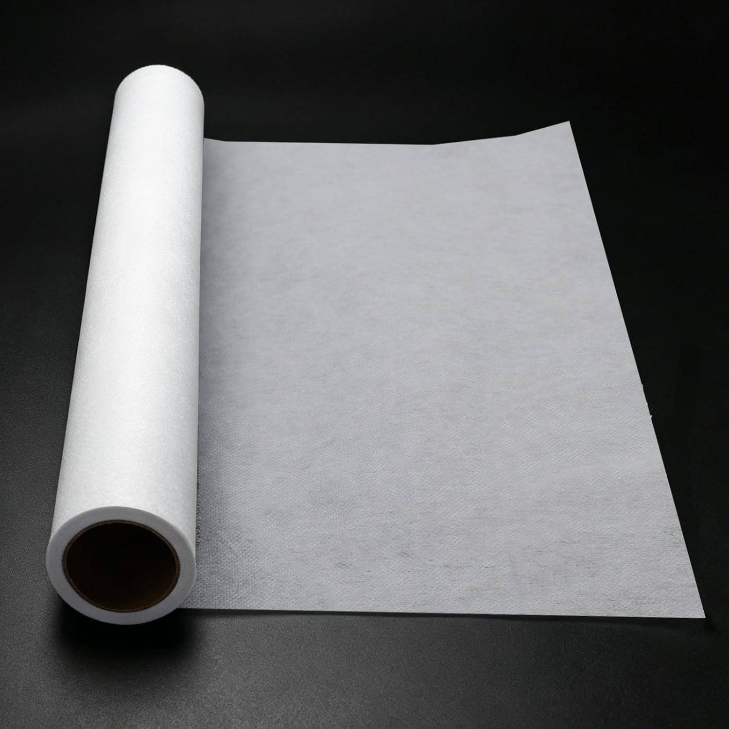 HARSKIYER Heavy Weight Fusible Interfacing for Sewing, 11.8" x 10 Yards Iron-On Non-Woven Interfacing Fabric for Sewing, White Single-Sided Fabric for Shirt Collar Cuffs DIY Crafts