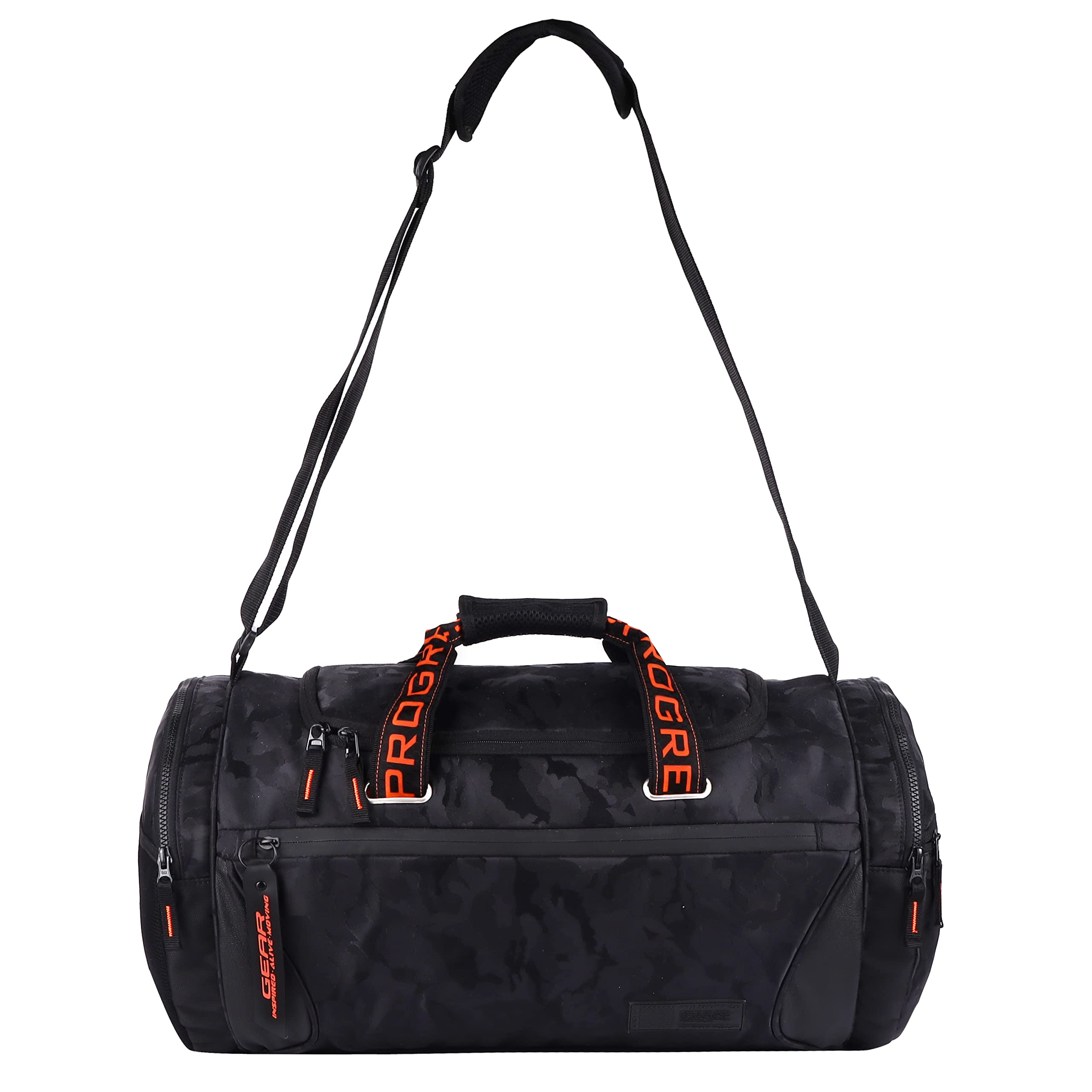 gear polyester 26 Cms Travel Duffle(DUFJCQURD1401_Black)-picture-38