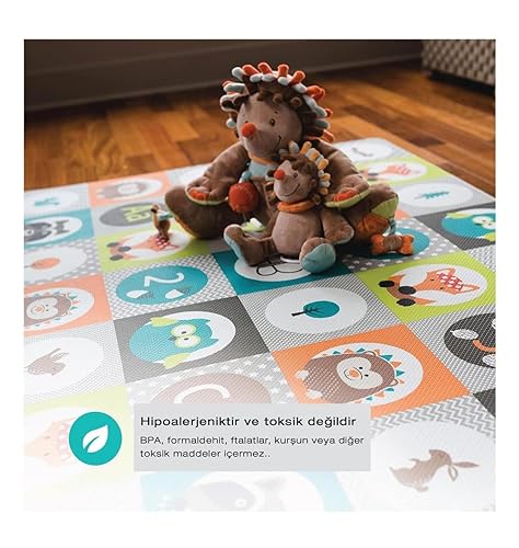 Miniatura 6 de bblüv - Mülti - Alfombra de juego suave, reversible y segura - Resistente al agua, uso en interiores y exteriores (Miles)