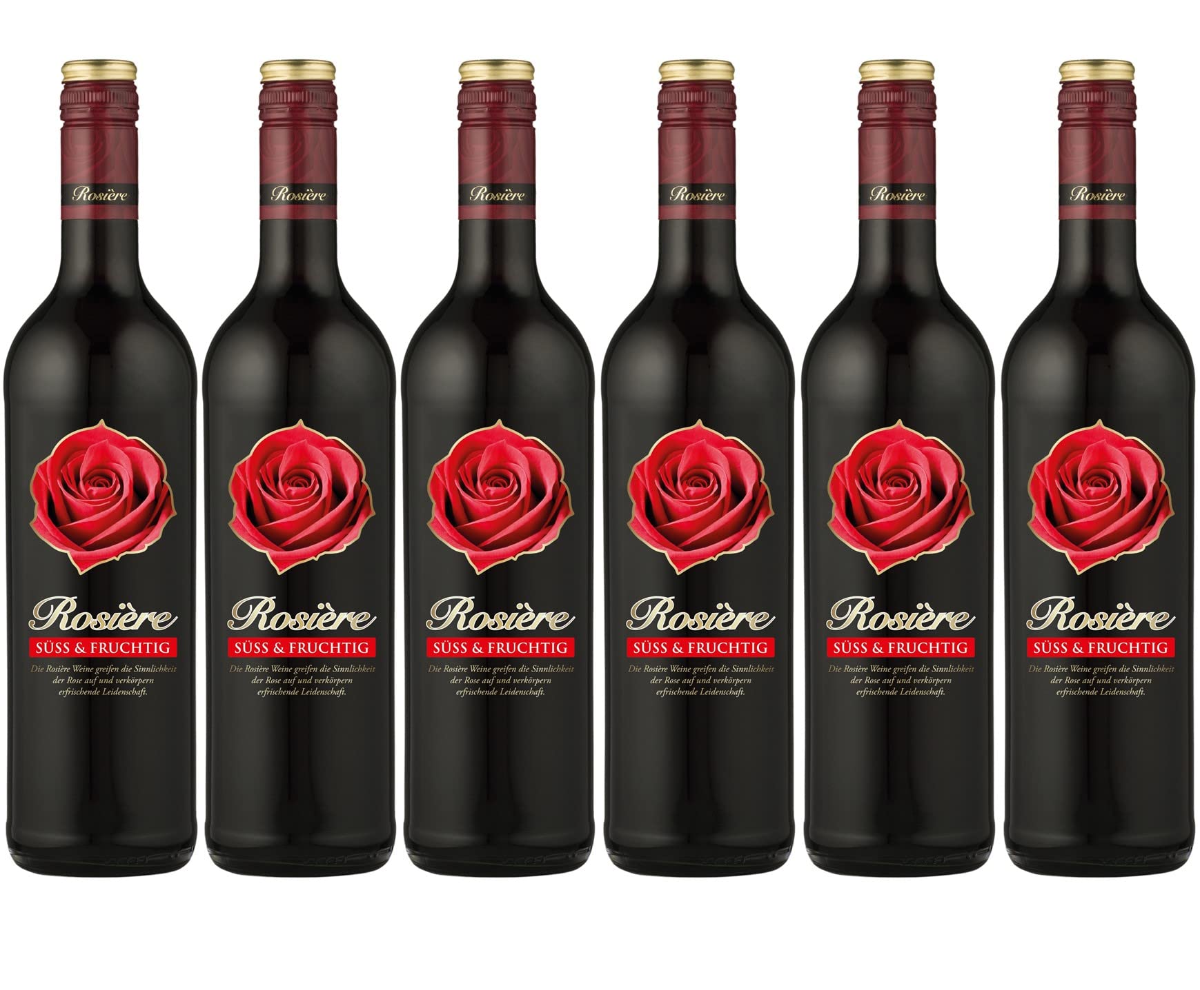 Rosiere - Deutscher Rotwein, Süss und fruchtig (6 x 0.75 l)
