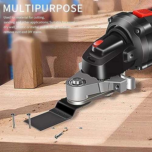 Miniatura 2 de Amoladora angular Convertidor Cabeza Set Herramienta Oscilante Universal para Cortar Molienda Pulido