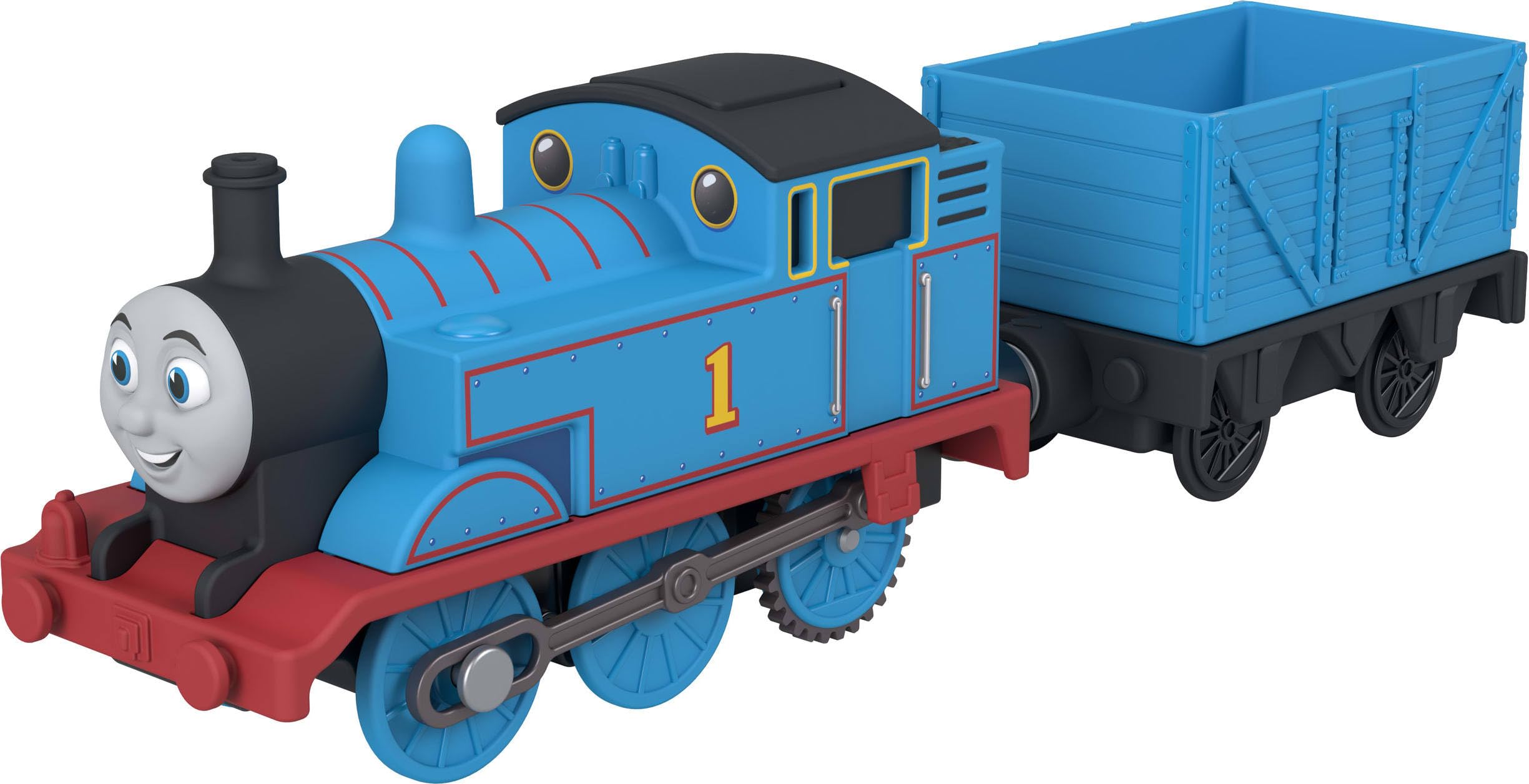 Thomas & Friends by Fisher-Price Motorized Toy Train, Battery-Powered Engine & Cargo Vehicle Featuring Classic Characters (Styles May Vary)