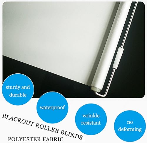 Vista 122 de Blackout Roll Up Shades with Suction Cups, Sunshade Blinds No Drilling, Window Roller Blinds, Thermal Roller Shades for