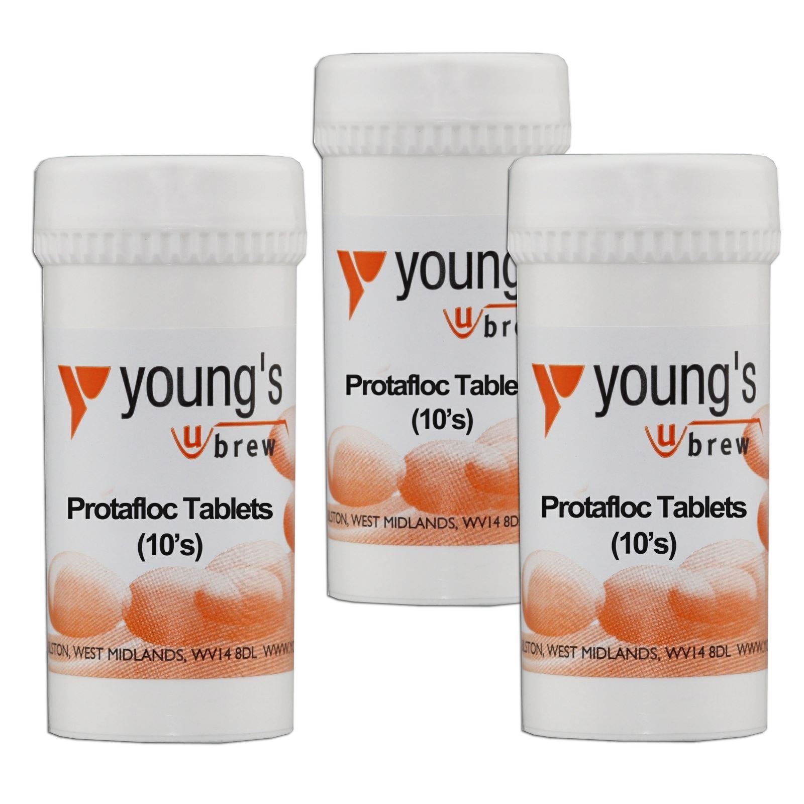 3x Protafloc Tablets 10 Copper Fining Tabs Youngs Home brew Beer & Wine Making