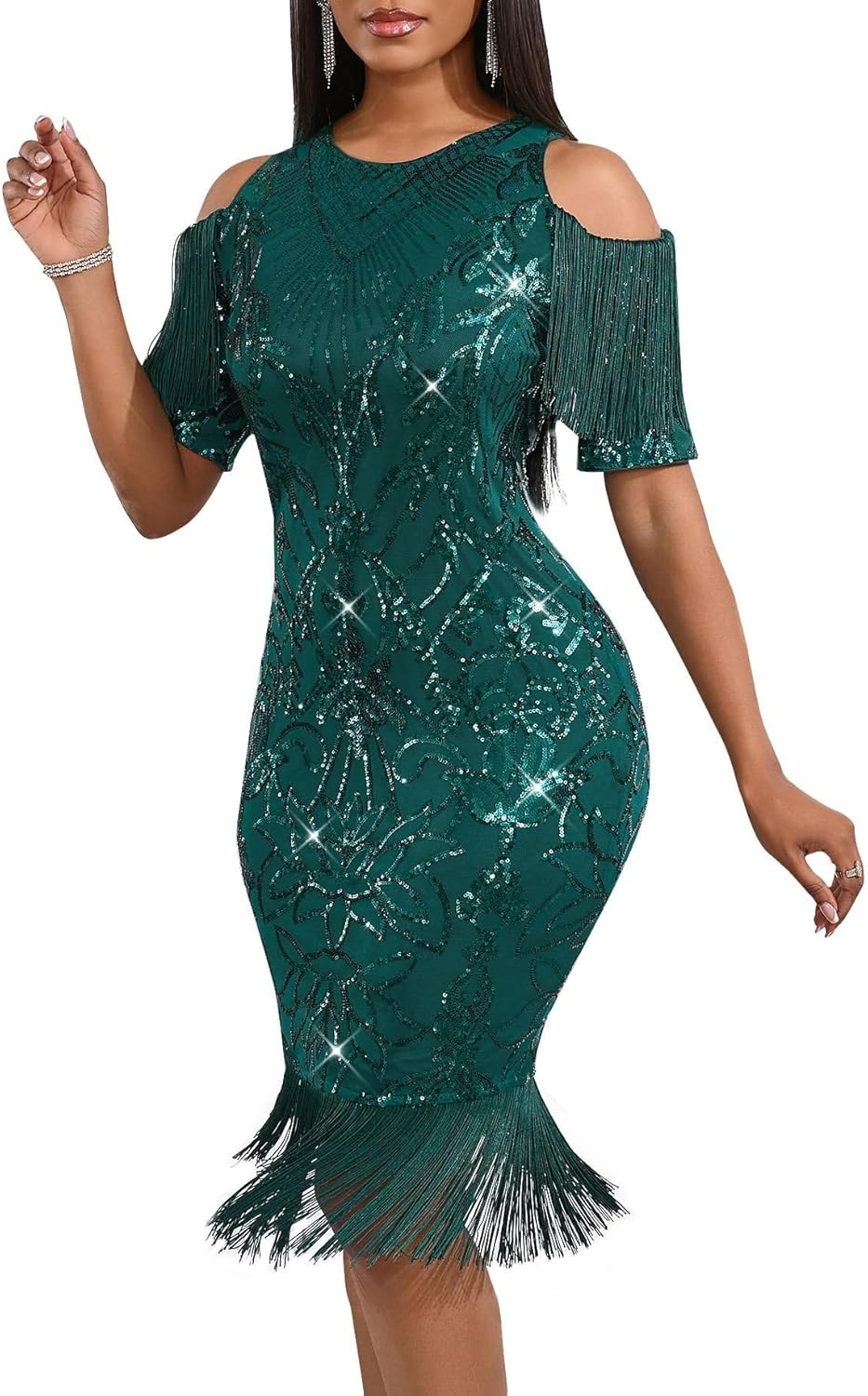 Green Cold Shoulder