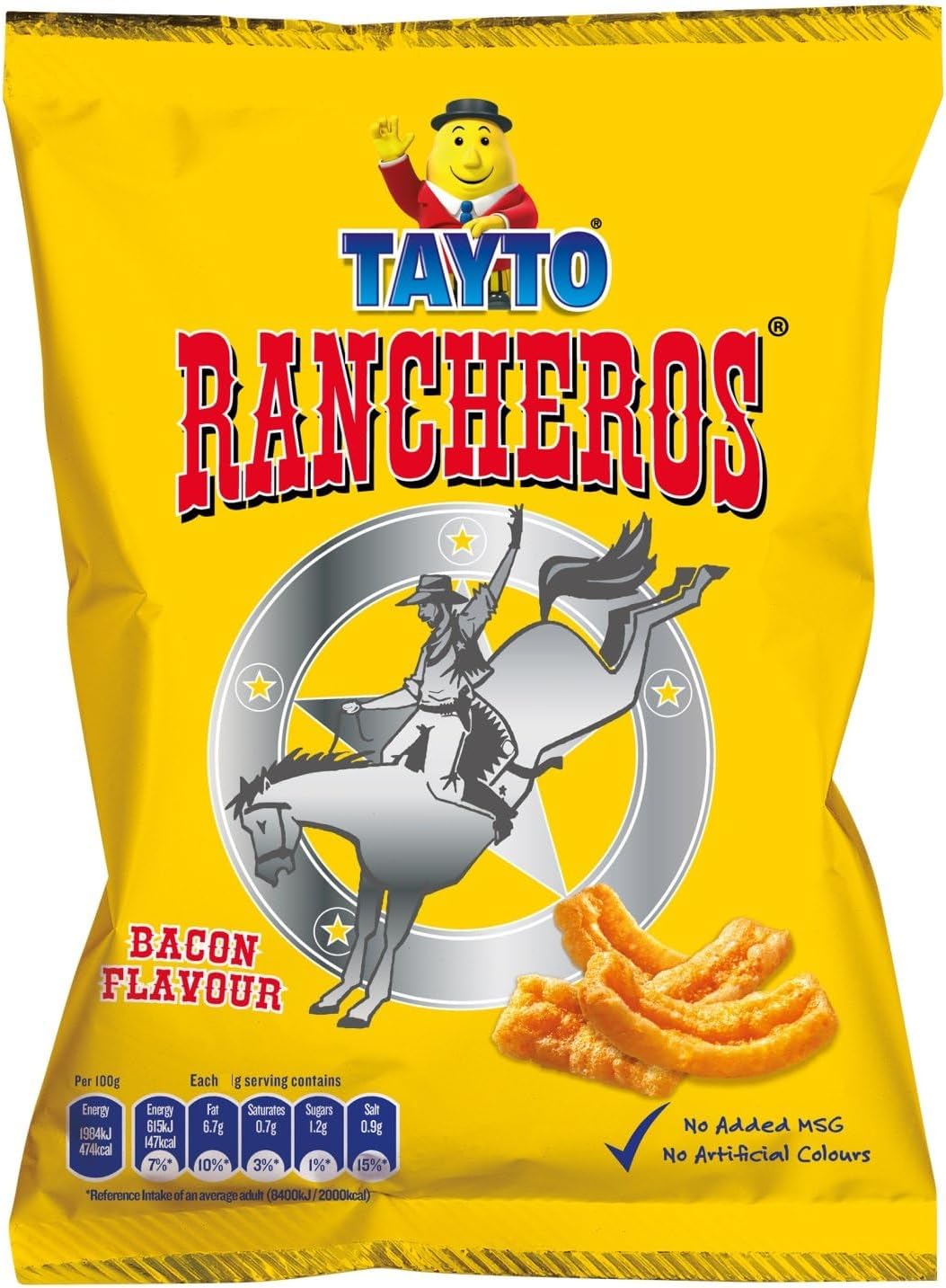 KP Rancheros Bacon Snack (10 x 20grm) - Sold by DSDelta Ltd