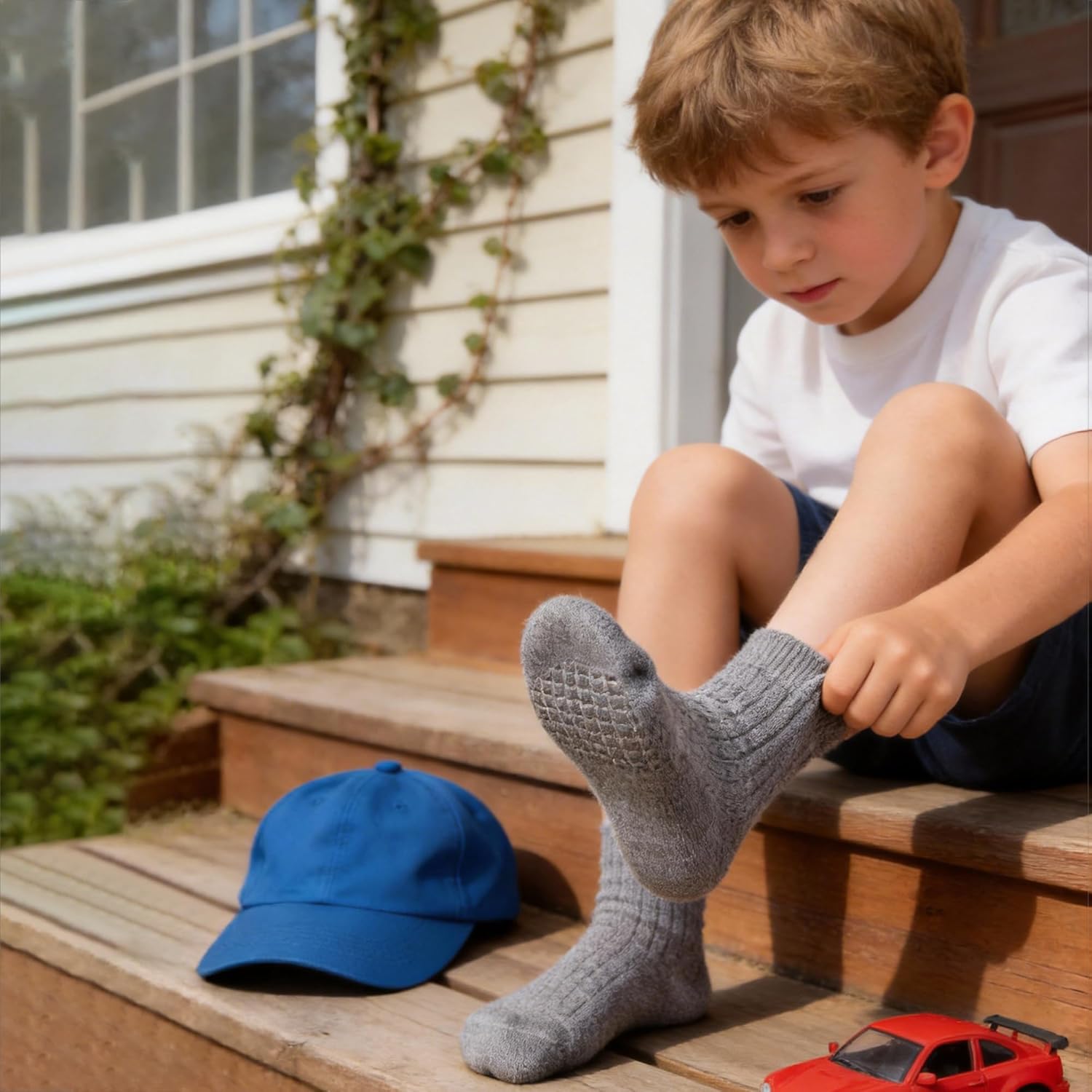 Children's Sports Socks(3pairs) - Comfortable, Warm & Breathable Wool-Cotton Blend Socks for Active Kids | Anti-Slip, Multi-Functional, Recommended Sports for Running & Outdoor Fun! - Image 8