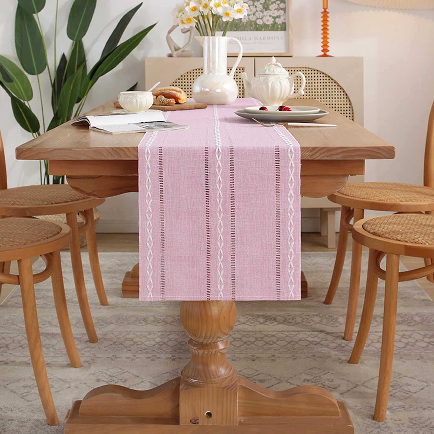 Runner Da Tavolo Alexandra House Living Multicolore 33 X 180 Cm Rettangolare 88268137