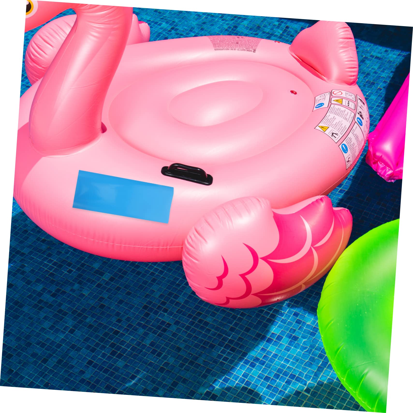 INOOMP PVC Re Colle Vinyle Revêtement De Piscine Re Kit Lits Pneumatiques Re Patch Bouée Re Patch Vinyle Re Patch Kit Revêtement De Piscine Re Patch Étanche Re Patch Bleu
