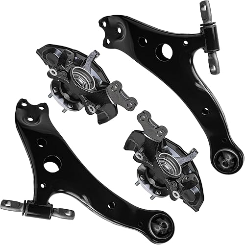 Miniatura 853 de Detroit Axle - Brazos de control delanteros inferiores con rótula + barras estabilizadoras de repuesto para Chrysler Dodge Intrepid 300M Concorde