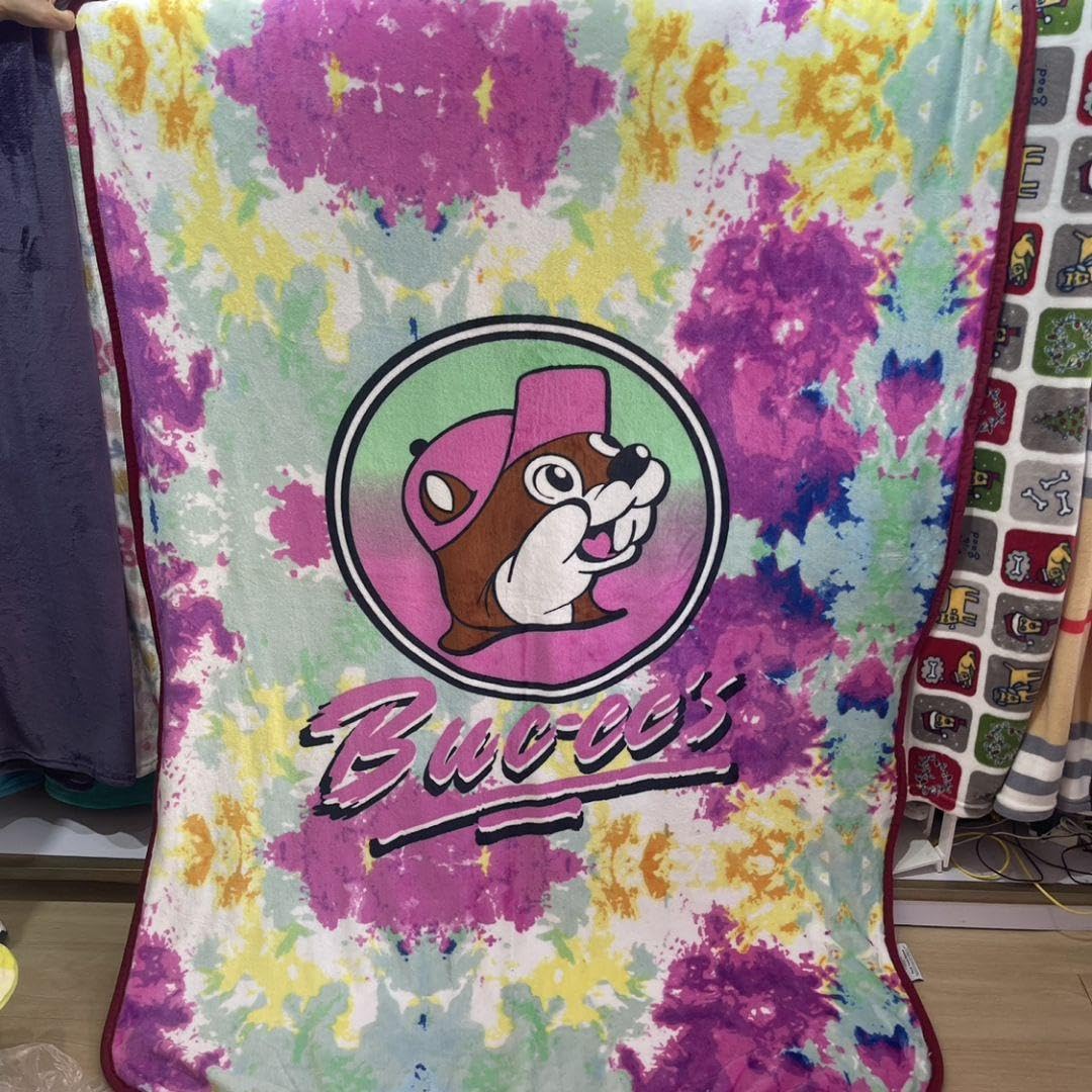 Amazon｜BUC-EE'S バッキーズ 大判ブランケット 毛布 タイダイ柄