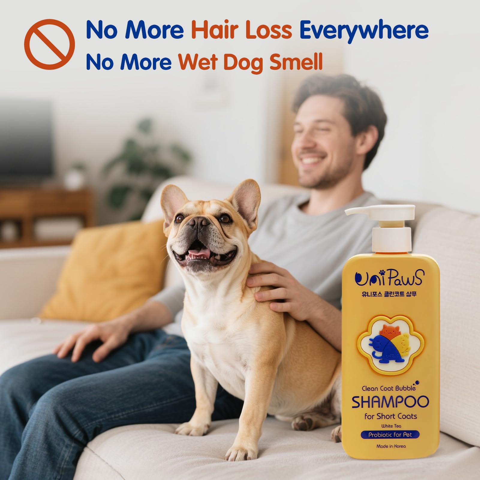 Snapklik.com : Unipaws Probiotics Dog Shampoo & Conditioner Set For ...