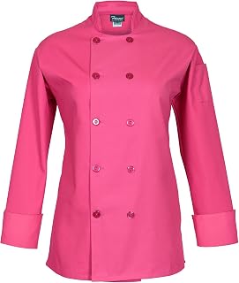 FAME Women's Basic Short Sleeve Chef Coat - C100PS