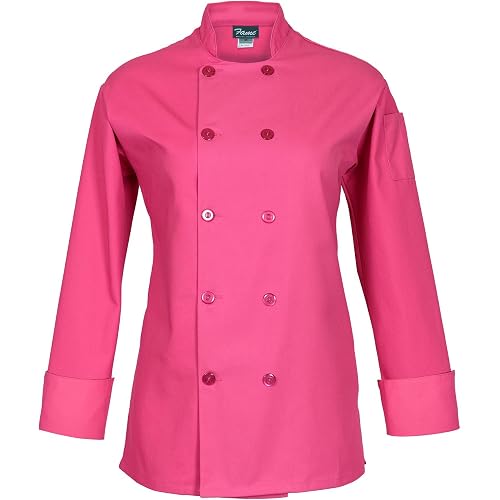FAME Women's Basic Short Sleeve Chef Coat - C100PS