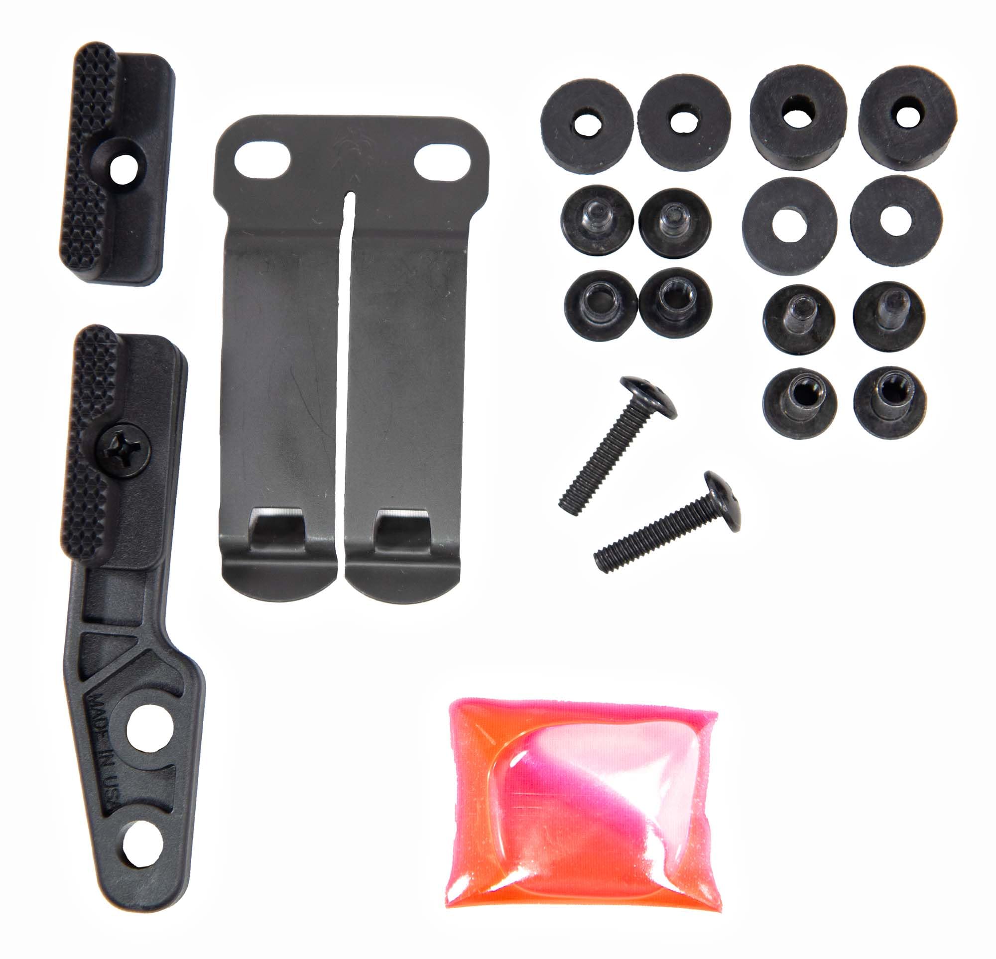 Kit EDC griffe de dissimulation Modwing clip métallique DCC étui IWB Kydex