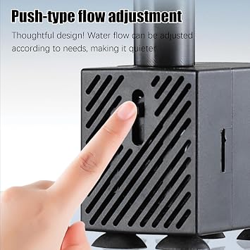 Aquarium Wavemaker - Ultra-Quiet 360 Degree Rotating - Wavemaker for Saltwater Aquarium,for Freshwater Home Dormitory Hotel Restaurant Apartment Businesses