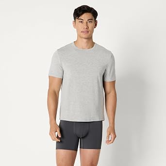 Amazon Essentials Men's Slim-Fit Soft Microfibre Boxer Short Pants, Pack of 3