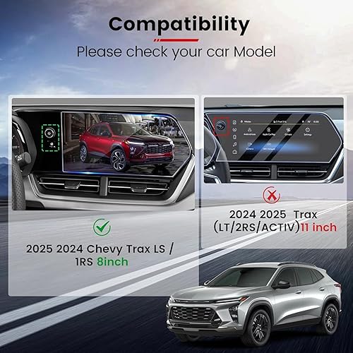 Vista 11 de GFJNFG 2022 Trax - Protector de pantalla compatible con Chevy Trax 2017-2022, pantalla táctil de 7 pulgadas, accesorios Trax 2022, vidrio templado