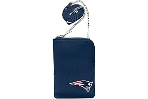 NFL Women's New England Patriots Pebble Smart Crossbody Purse