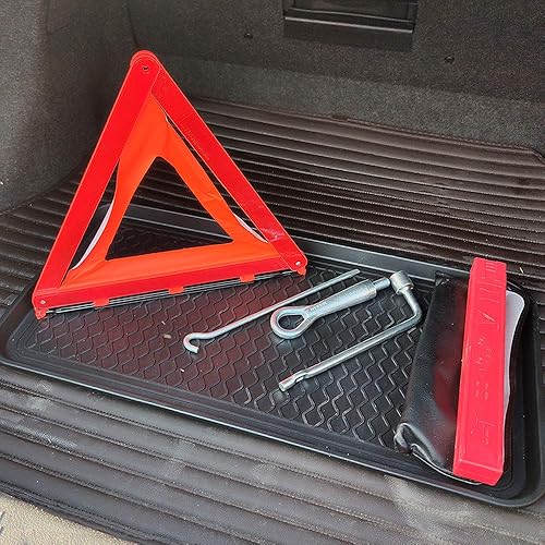 Miniatura 5 de Paquete de 2 alfombrillas de bandeja multifuncionales grandes lavables para interiores o exteriores para zapatos, botas, plantas, macetas, latas