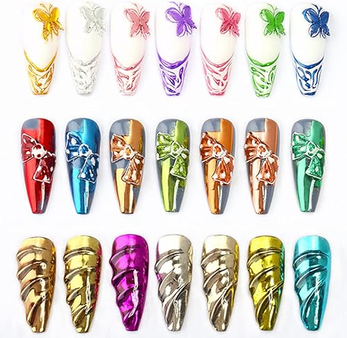 Miniatura 5 de Polvo de uñas cromado sólido morado con purpurina violeta lavanda metálico efecto espejo mágico morado claro perla sirena manicura arte pigmento