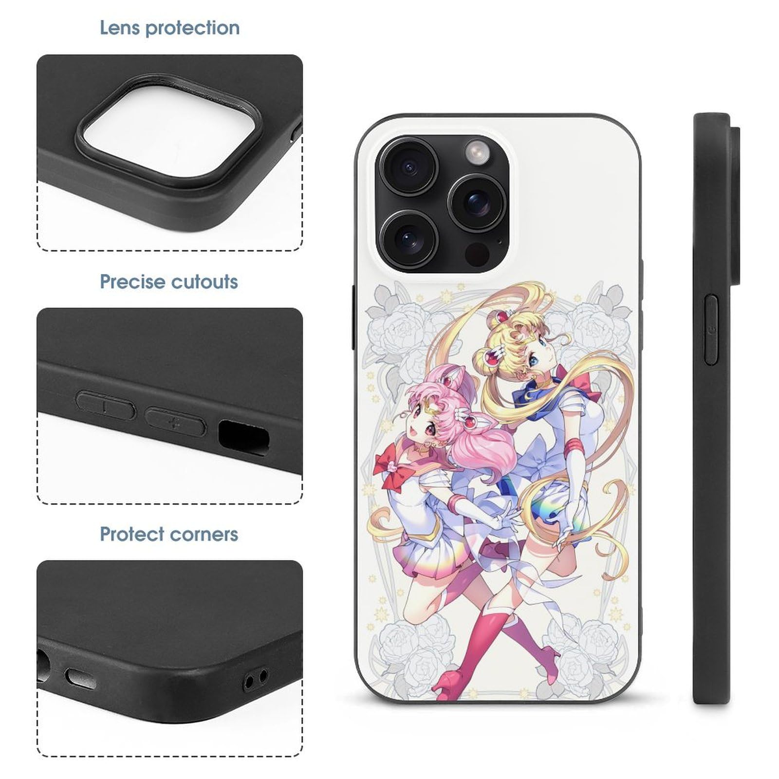 Amazon.co.jp: iPhone15 Pro Max 用 ケース 美少女戦士セーラームーン