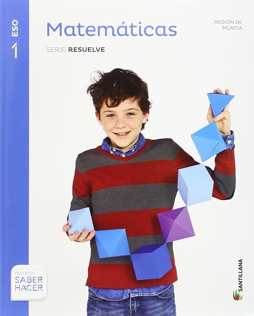 Portada de Matematicas 1º ESO Murcia Saber Hacer 2 Vols Ed 2016