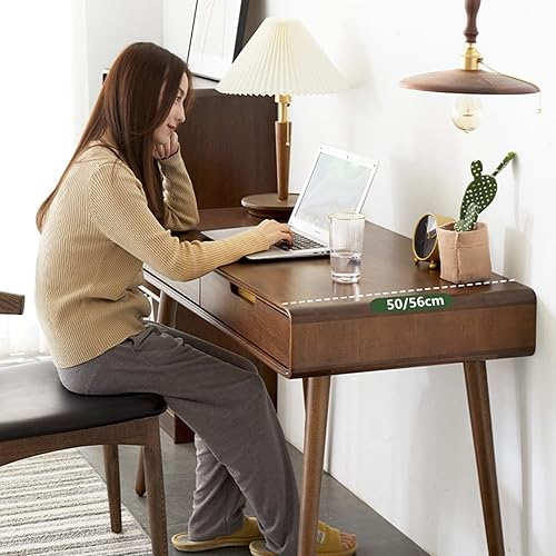 Miniatura 2 de Escritorio de computadora de madera maciza, luz de lujo, moderno, protección del medio ambiente, escritorio de estudio, escritorio de jefe para el