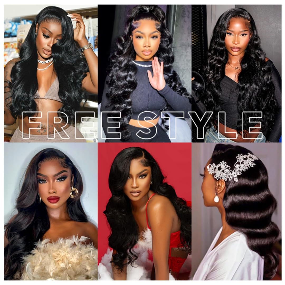 Amazon.com : WestKiss Body Wave Lace Front Wigs Human Hair  display picture 1