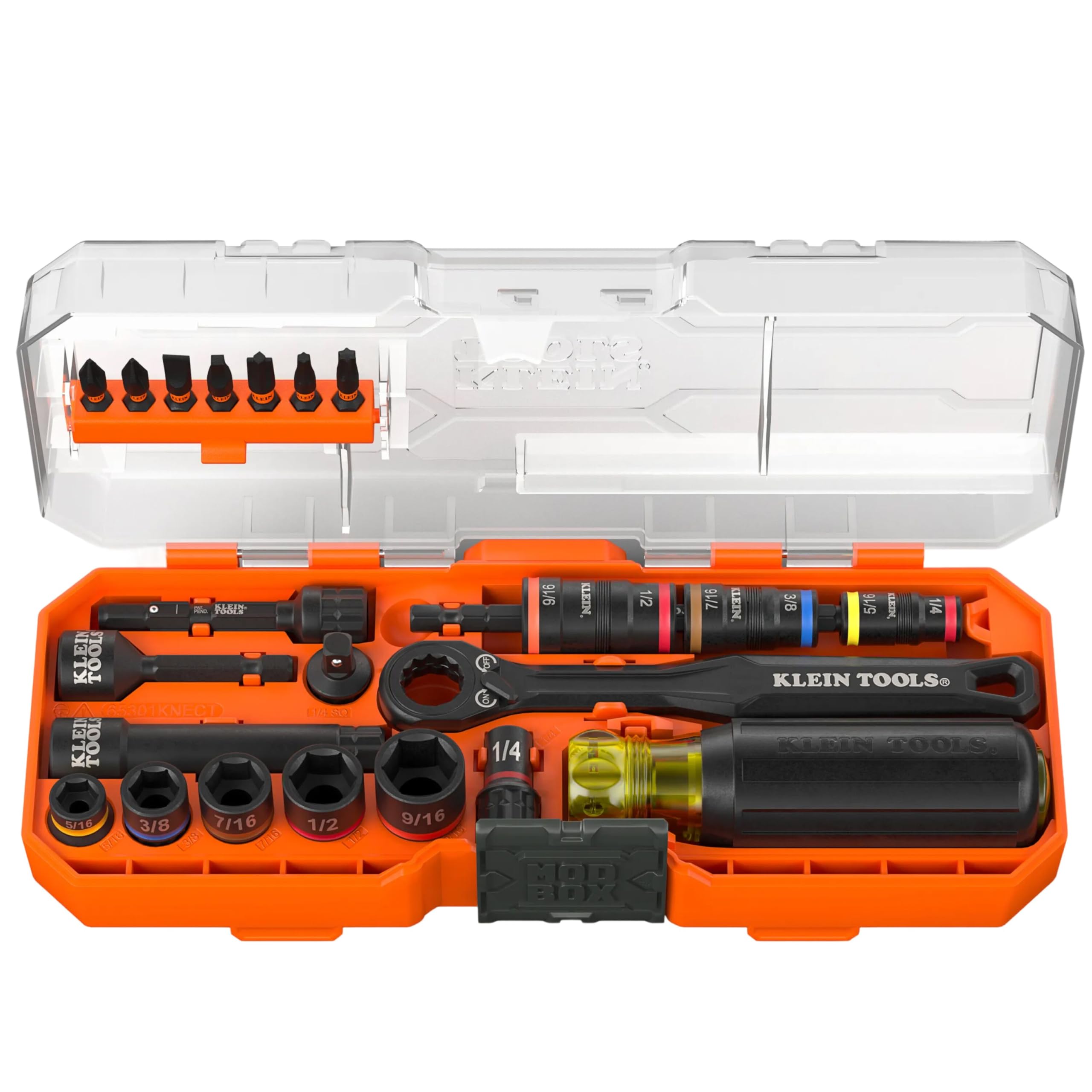 KLEIN TOOLS Conjunto de soquetes de impacto 65301KNECT, KNECT (S