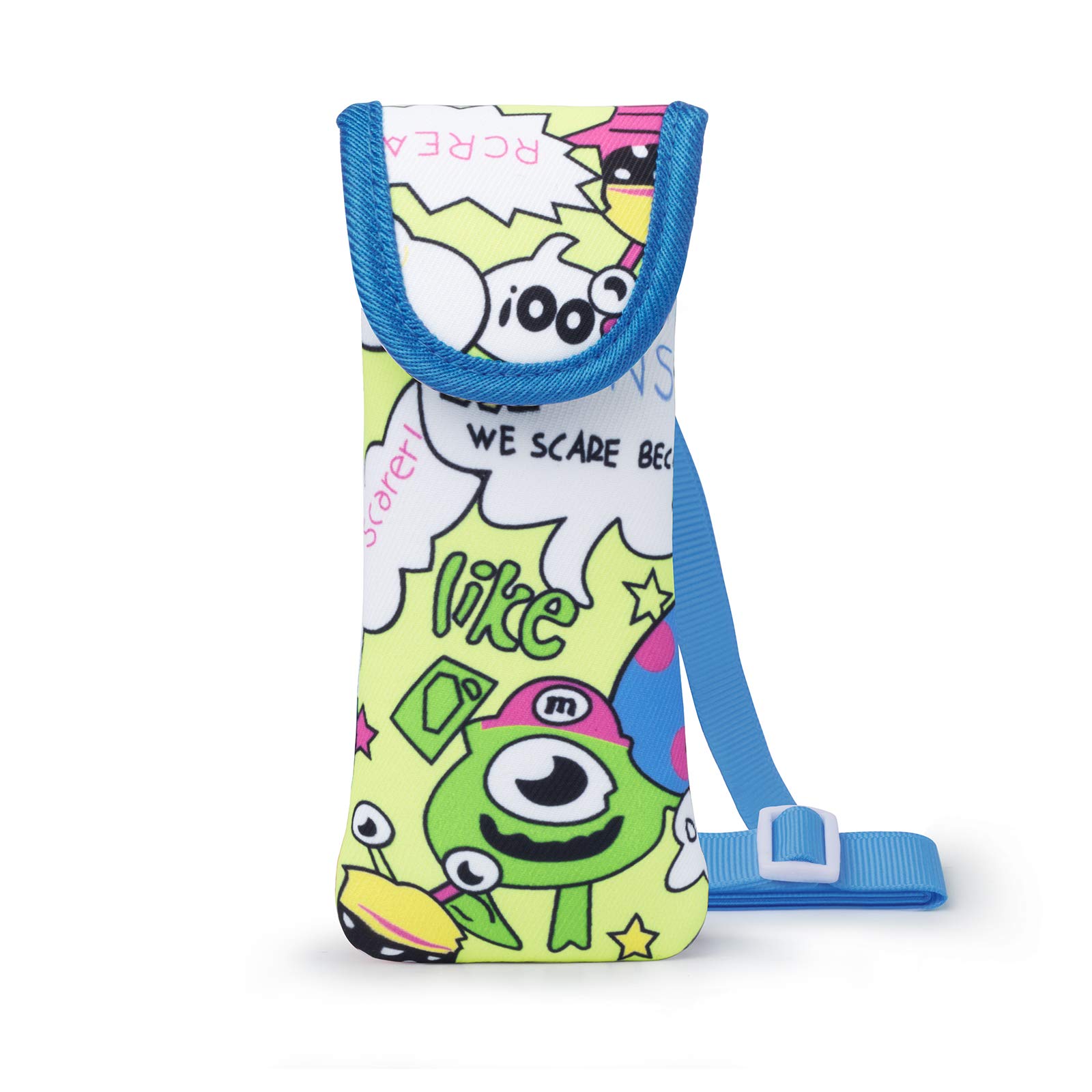 Kids Glasses Case, Soft Eyeglass Case for Kids Various Pattern Cute Sunglasses Bag for Children Girls Boys