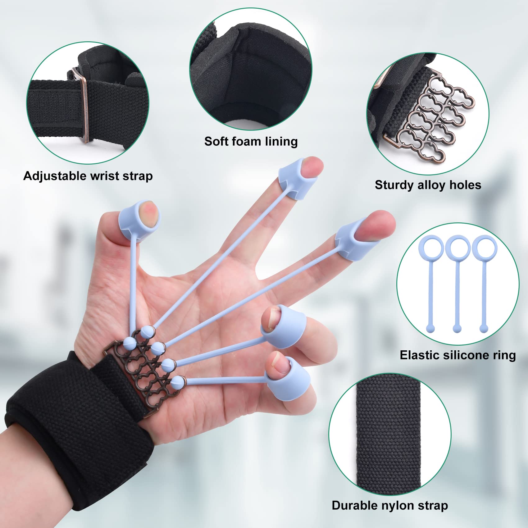 Grip Strength Trainer& Hand Grip Strengthener, 3