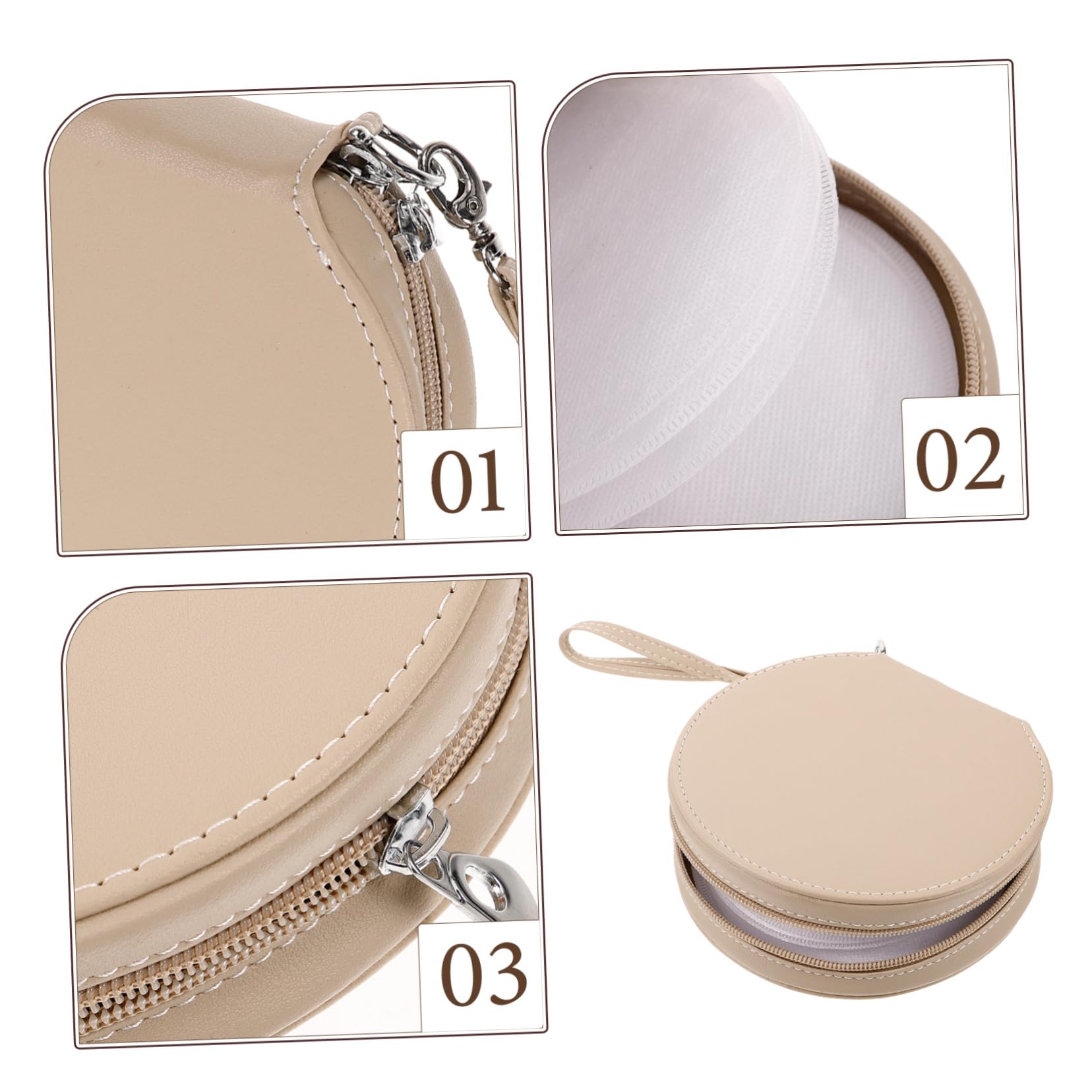 GLEAVI 5pezzi Porta Cd Auto Organizzatore Portatile Per Dischi Custodia Slim e Leggera Per Viaggi e Uso Quotidiano Design Elegante e Pratico Per Interni Auto