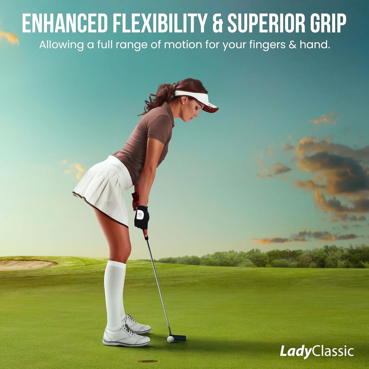 Copper Infused Golf Glove for Men – Black/Black – Compression Fit Arthritis Relief Non-Slip Grip Muscle & Joint Support – USGA Approved (Left/One Size) - Image 7