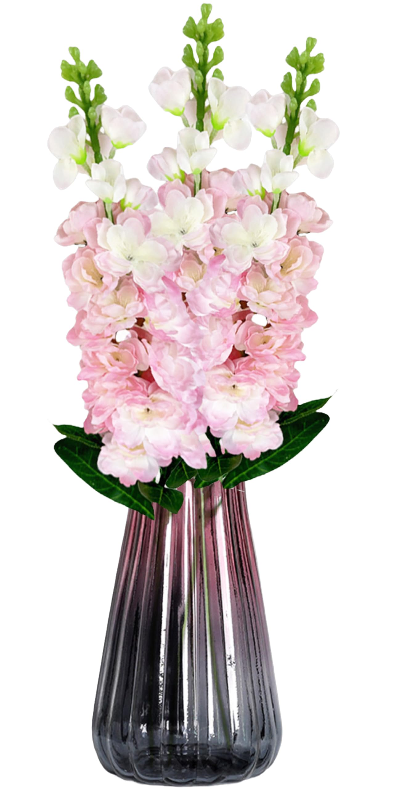 astylishome Faux Flower Pink Artificial Flowers - Fake Floral with Stems for DIY Bridal Bouquet Party Home 4712